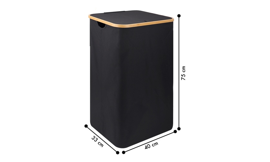 Image 7: Panier à linge "Adam" avec sac à linge