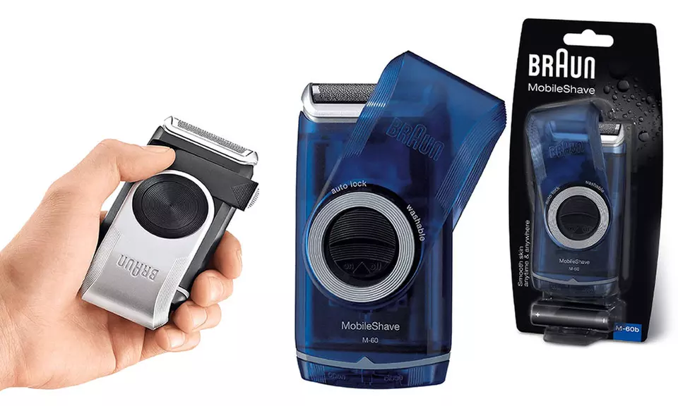 Braun Pocket Go M60B, rasoir portable - Primary Image