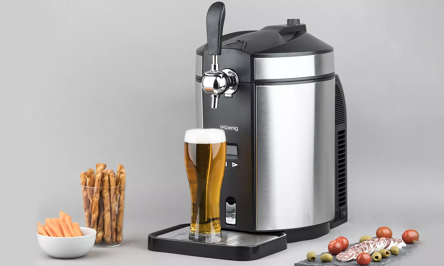 Tireuse à bière H.Koenig BW1880, compatible avec fûts de 5 L, livraison offerte - Image 4