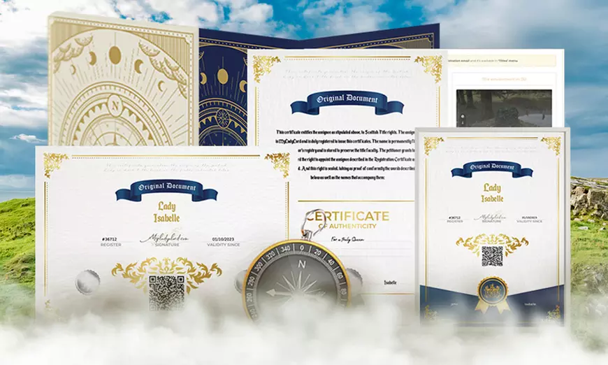 Dekorativer Lord- oder Lady-Titel