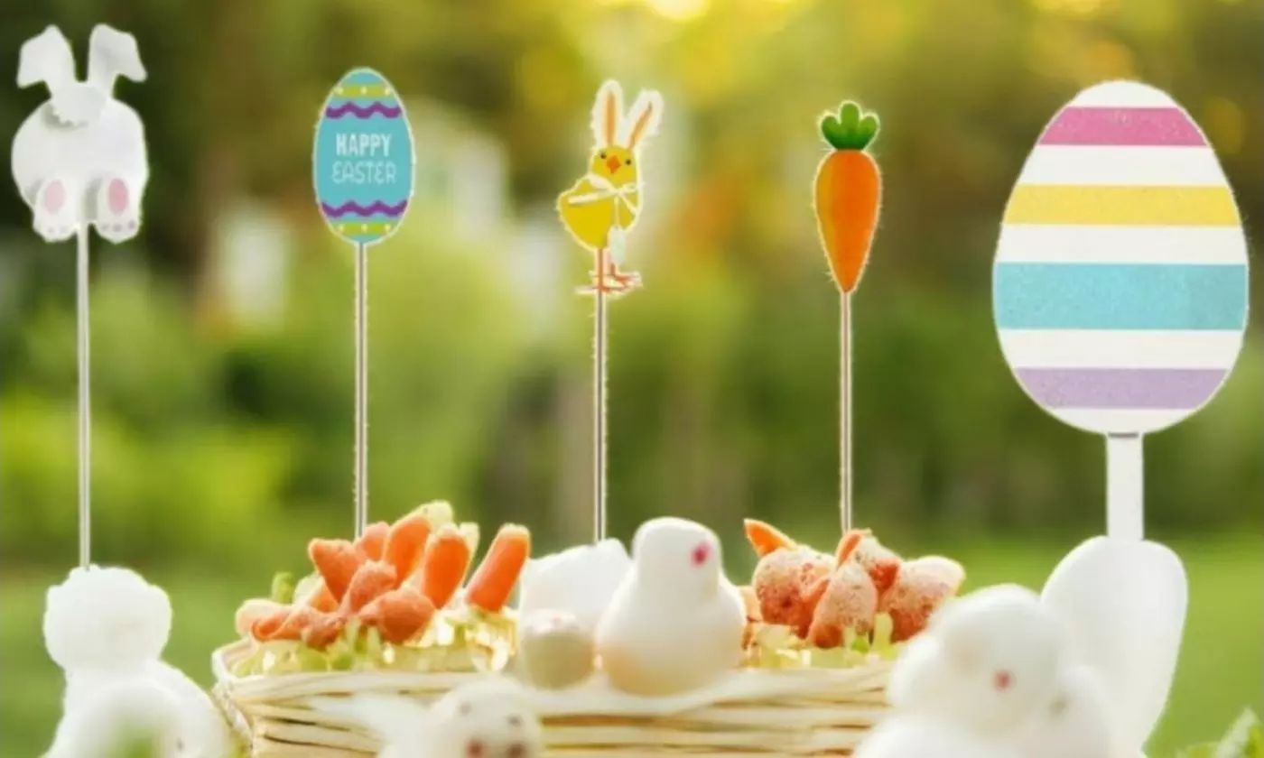 Easter Yard Stakes, Perfect Festive Outdoor Decor for Garden