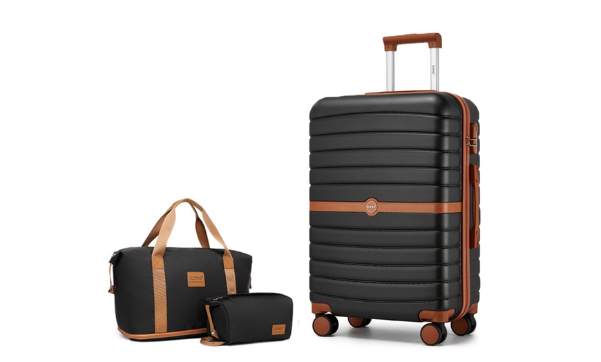 Image 3: 1 o 3 maletas rígidas con bolsa de viaje