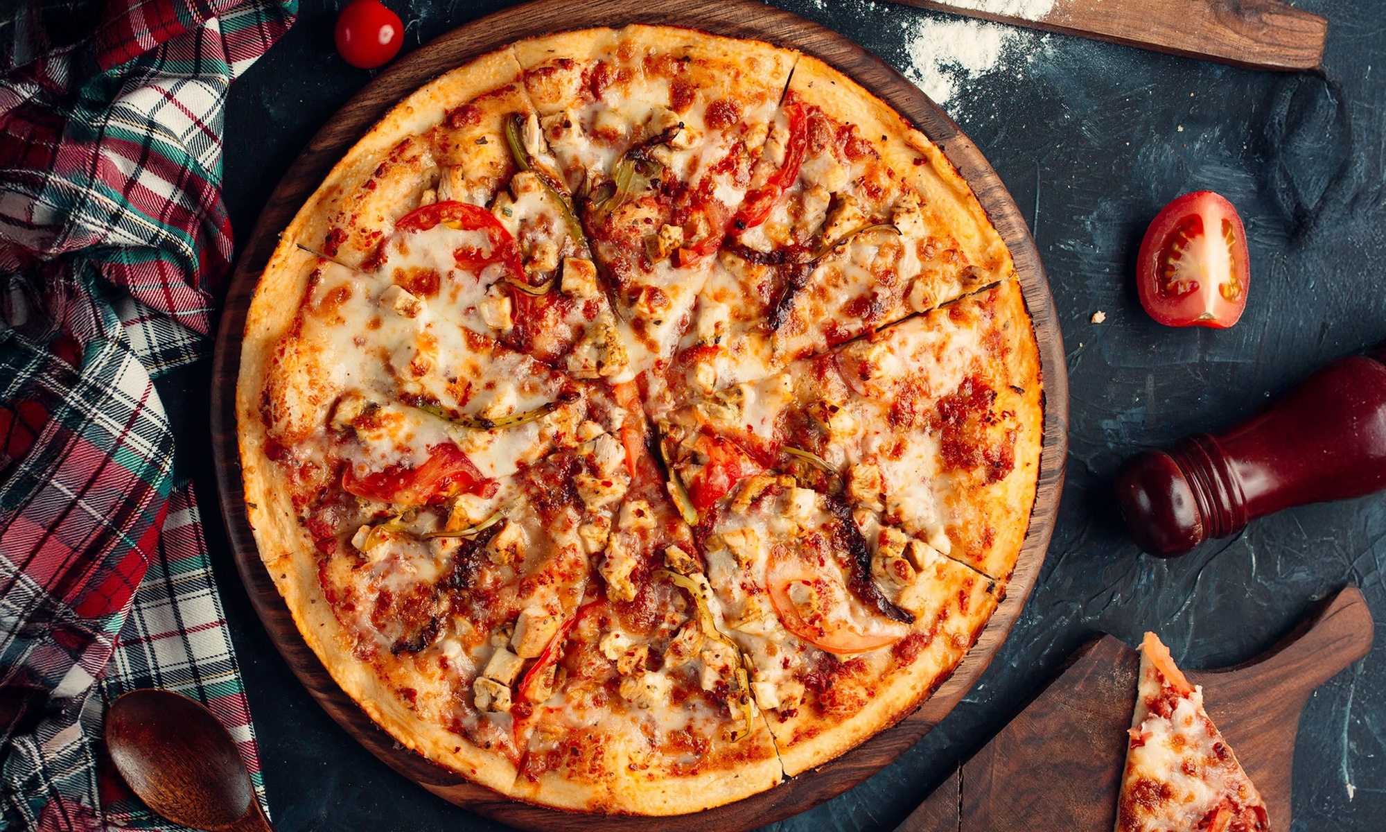 One Large Pizza and a 2 Liter Beverage or Two Large Gourmet Pizzas 