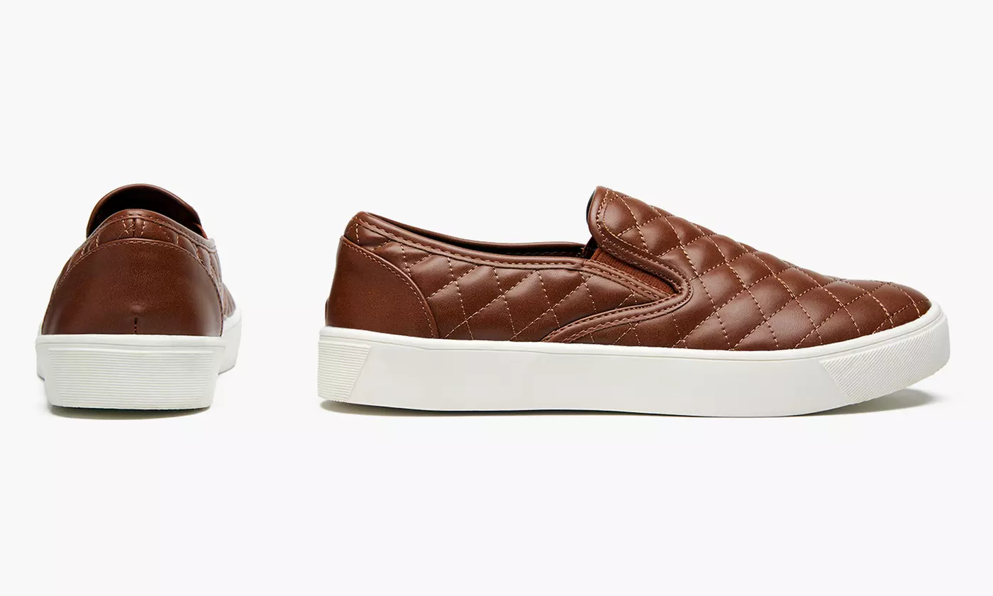 Form and Focus Women's Quilted Slip-Ons (Sizes 6, 6.5, 7, 7.5) - Primary Image