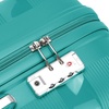 Image 20: KONO Three-Piece PP Hard Shell Suitcases With TSA Lock