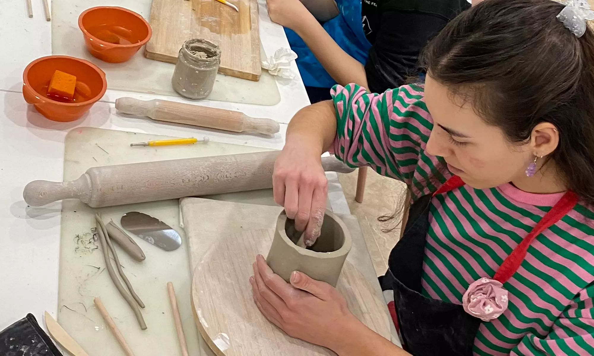 Sesión de cerámica creativa con bebida de cortesía para 1 o 2 personas