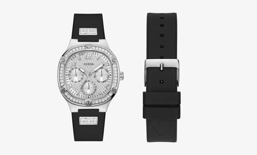 Image 2: Montre pour femme Guess avec bracelet en silicone 40 mm