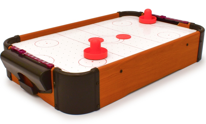 Image 1: M.Y Table Top Air Hockey Compact Design for Indoor Fun