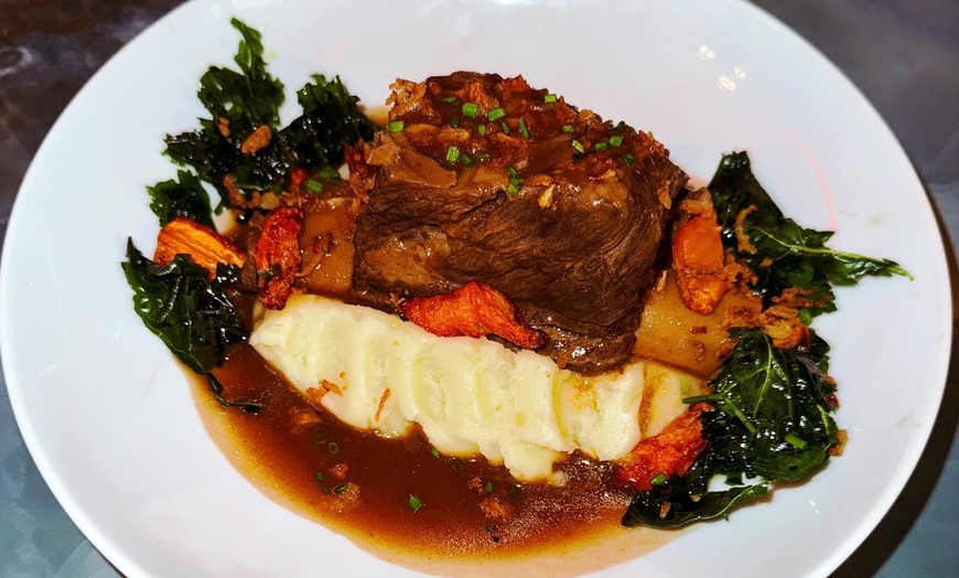 Image 4: Two-Course Meal with Glass of Wine/ Beer or Soft Drink for Up to Four