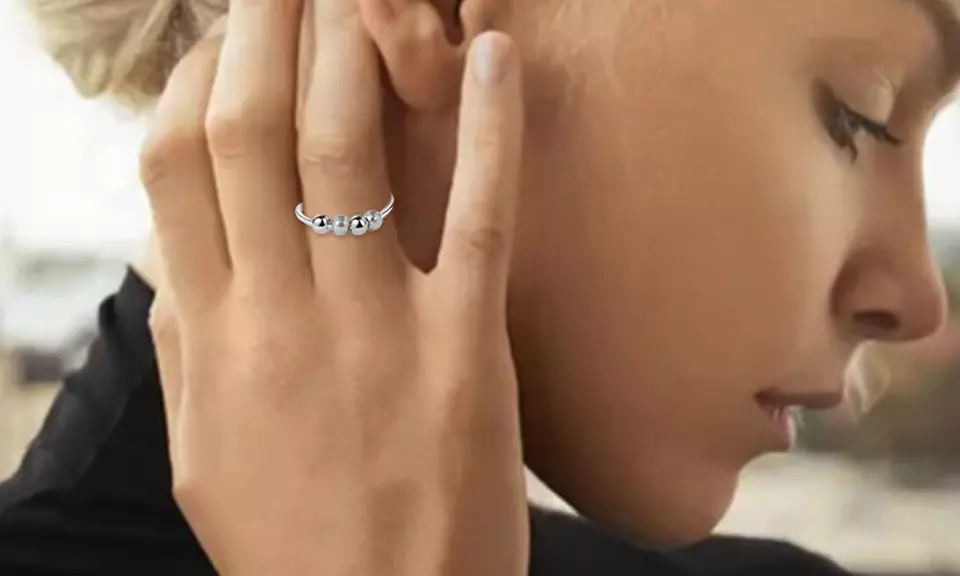 2 bagues tournantes réglables pour soulager l'anxiété