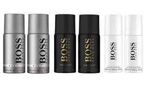  Hugo Boss Men's Deodorant Spray 150ml Two-Pack 