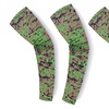 Image 14: 2 Pairs Quick Dry Arm Sleeves Cover Cycling Running Arm Cooling UV Protection