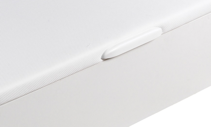 Image 8: Canapé Abatible Altura 32cm ENVIO, MONTAJE Y RECOGIDA ANTIGUO GRATIS, Gran Capacidad, Madera, Tapa 3D, Blanco