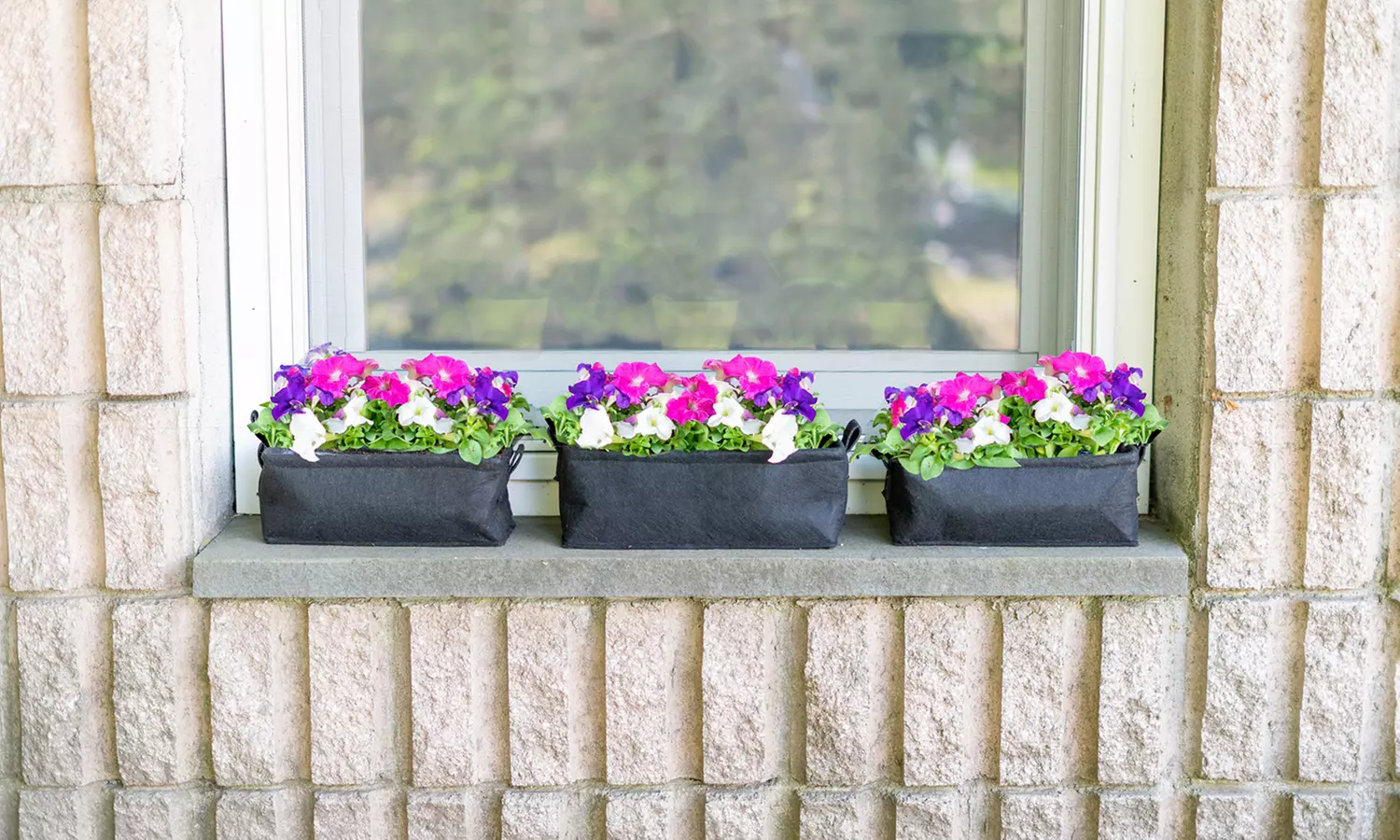 Reusable Eco-Fabric Garden Grow Bags-Choice of 1, 2, or 4 Pack - 2 Style Options