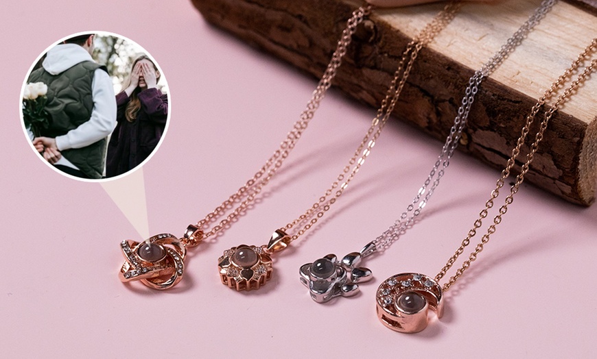 Image 9: Custom One or Two Projection Necklace from Justyling