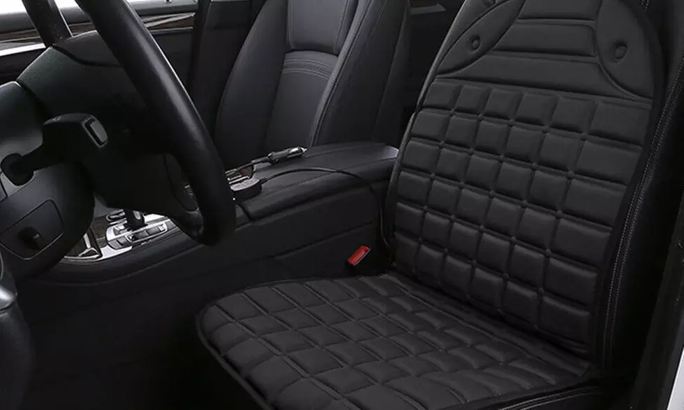 12V Car Heated Seat Cover Temperature Adjustable Fast Heating Soft Warm Pad - Primary Image