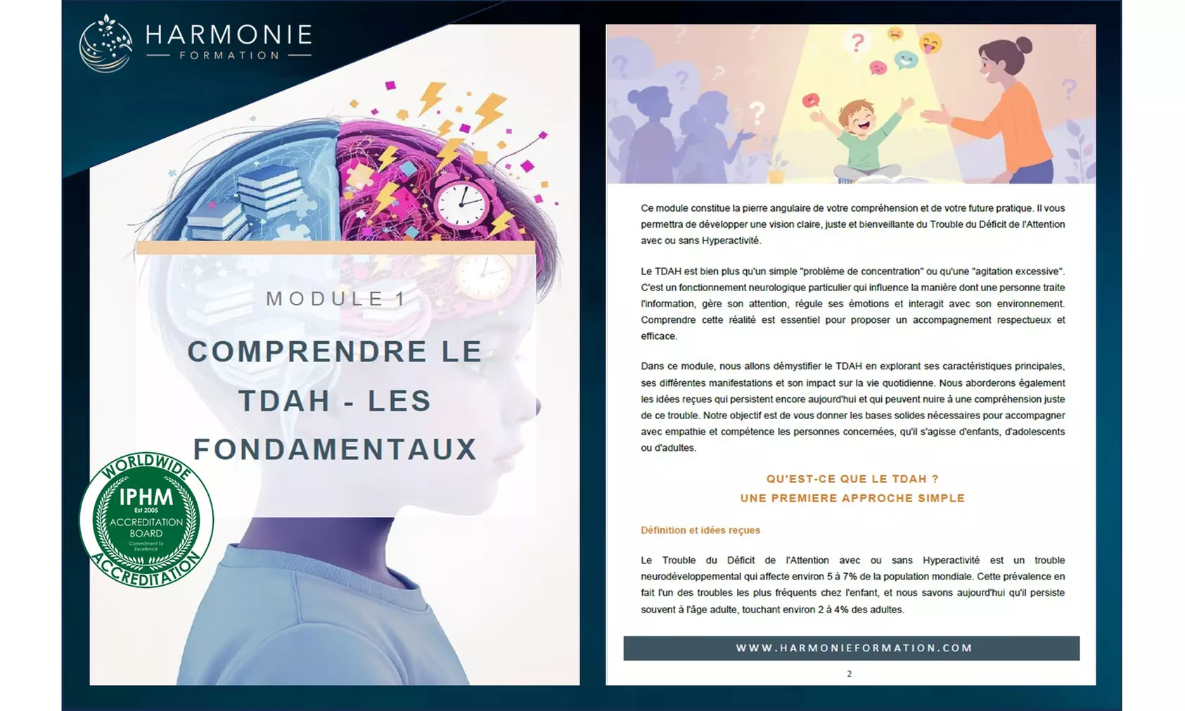 Devenir coach TDAH avec Harmonie Formation