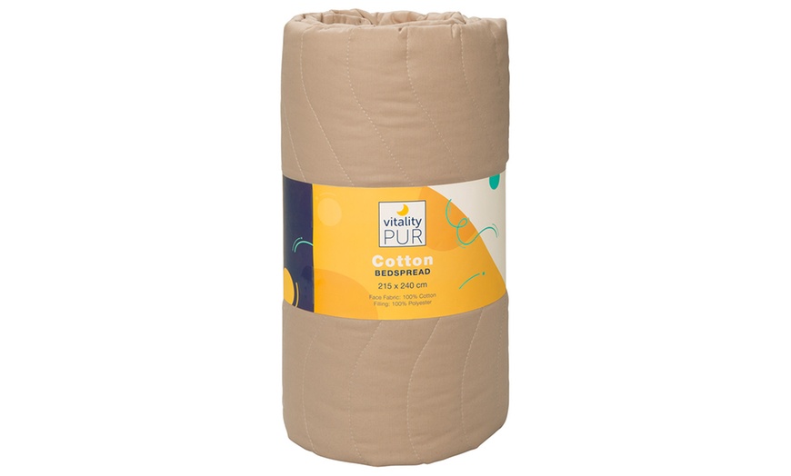 Image 8: Dubbelzijdige beddesprei