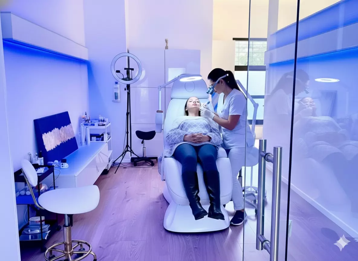 Aquarell-, Velvet- oder 3D-Lips oder PMU für Augenbrauen für 1 Person