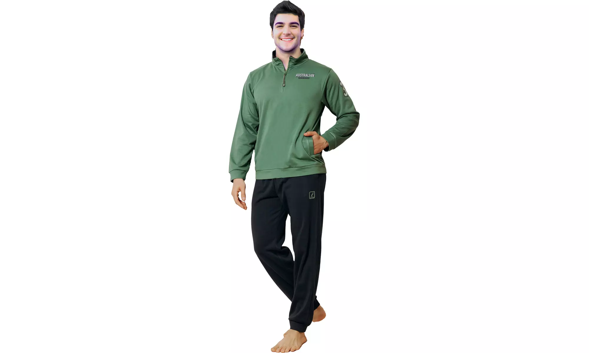 Tuta homewear felpata Australian da uomo