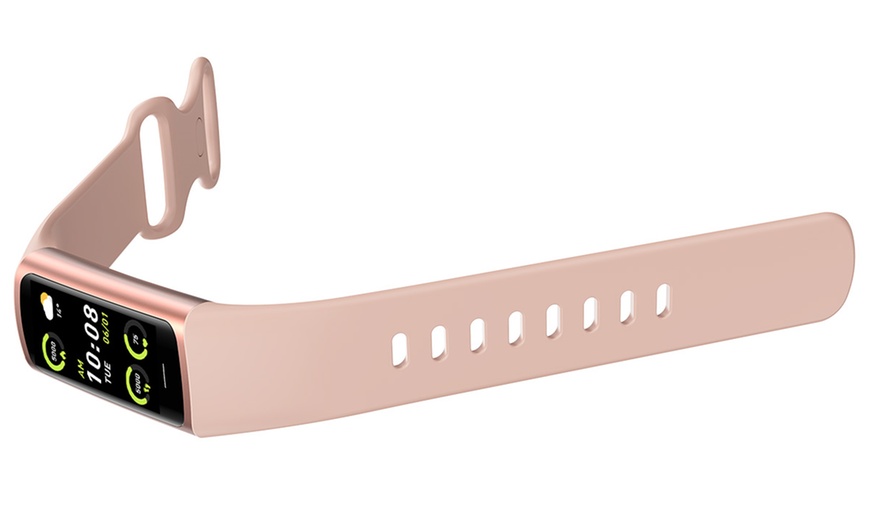 Image 11: Fitness Tracker Smart Watch BT 5.0 Body Thermometer BPM