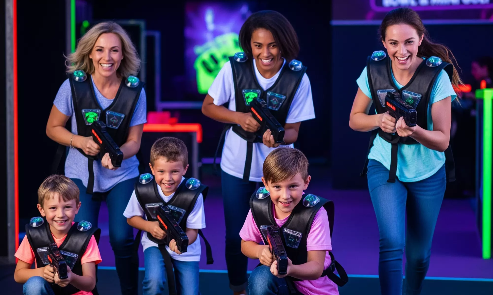 Join the Fun with Laser Tag - Clutch Tenpin Bowling For Up to 3 People