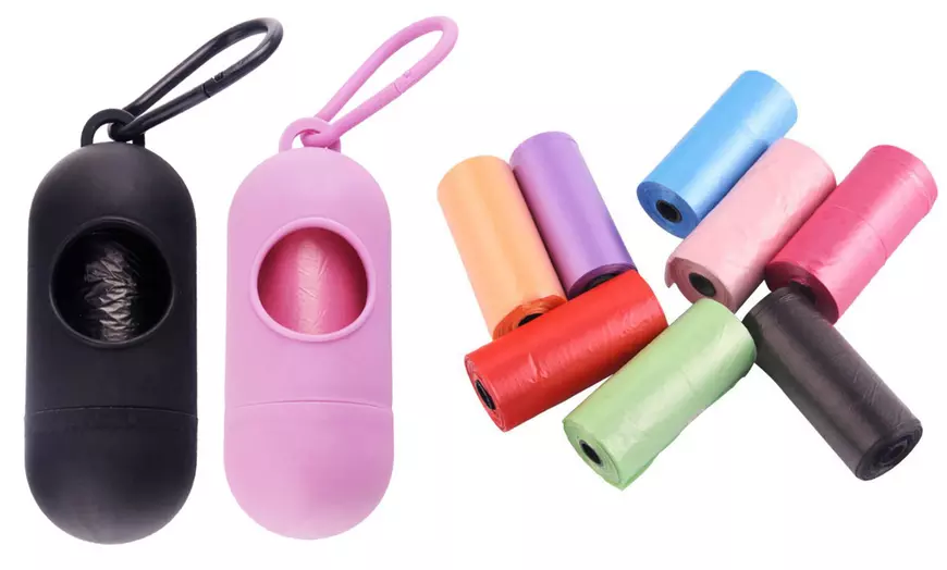 Image 18: Vuilniszakjes met dispenser