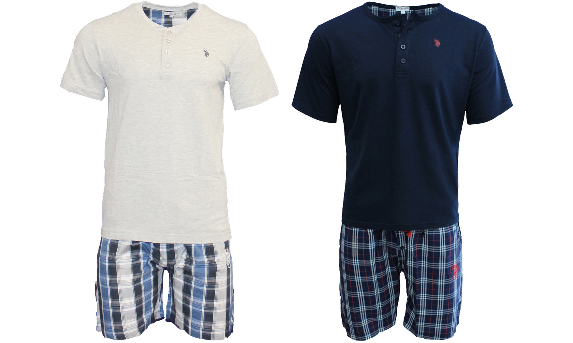 US Polo Assn Herren Kurzarm-Pyjama