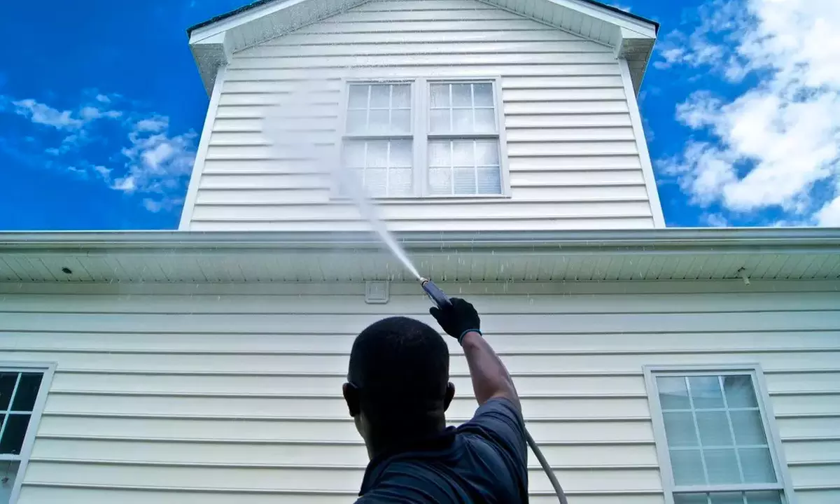 Pressure Washing for Home, Exterior Driveway, Deck or Patio 