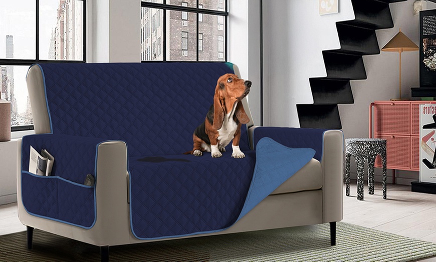 Image 2: Waterdichte, vlekbestendige en gewatteerde bankhoes