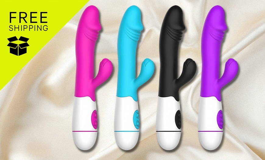 Image 1: Multi Speed G Spot Dildo Rabbit Vibrator