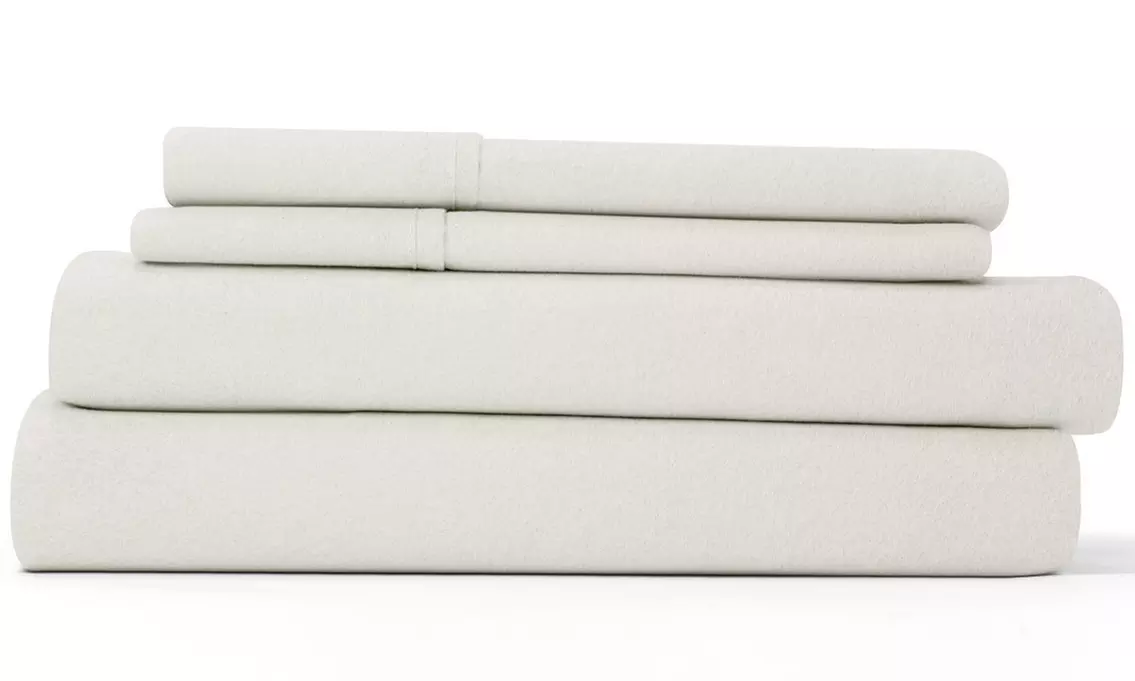 Home Collection Premium 4 Piece Ultra Soft Flannel Bed Sheet Set