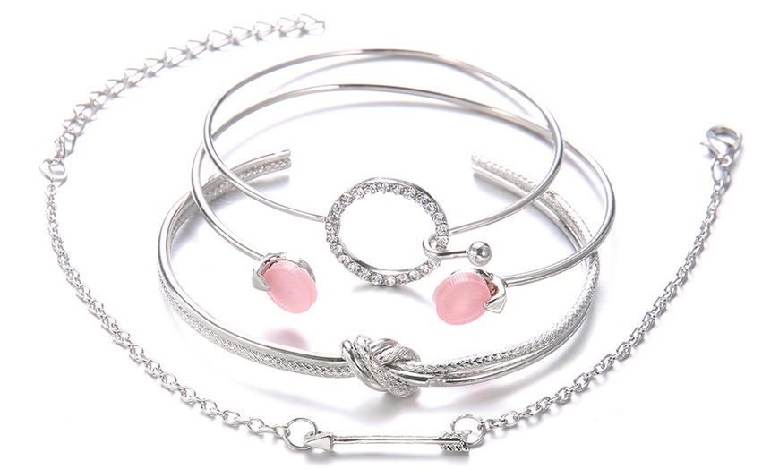 Image 6: 1 ou 2 ensembles de bracelets 4 pièces pour femmes