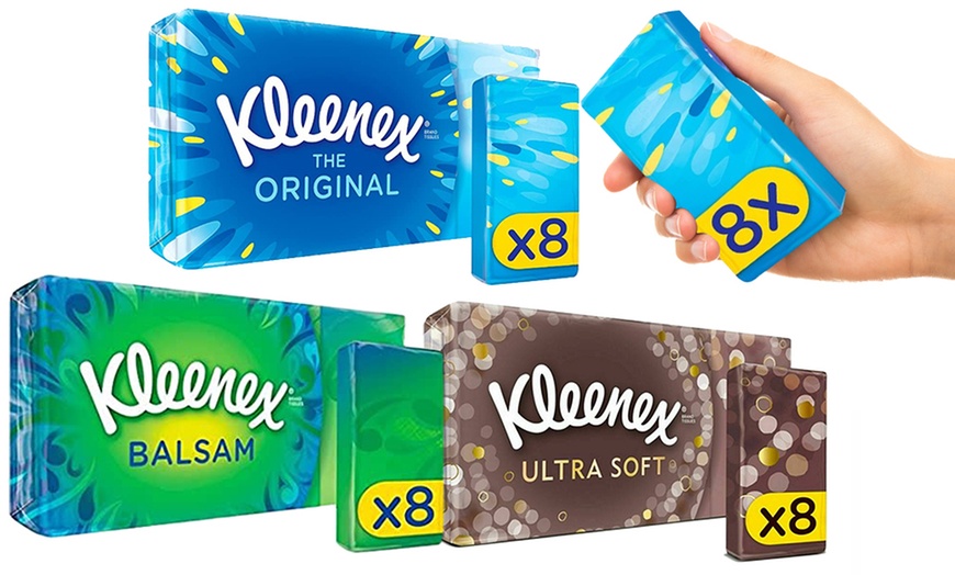 Image 1: Kleenex 80-Piece Tissue Pocket Pack Set