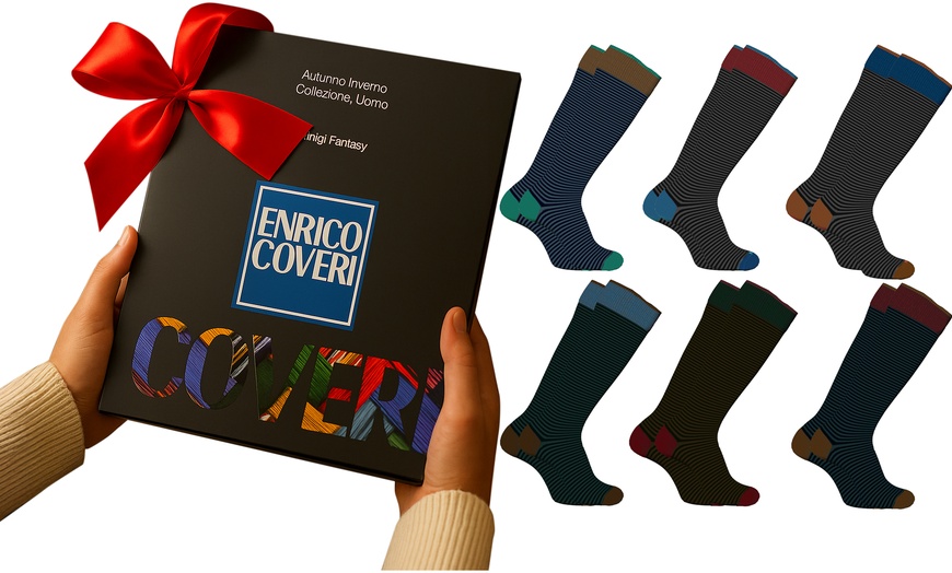 Image 1: 6 o 12 paia di calzini da uomo invernali Enrico Coveri