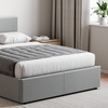 Image 3: Veronica Fabric Ottoman Bed