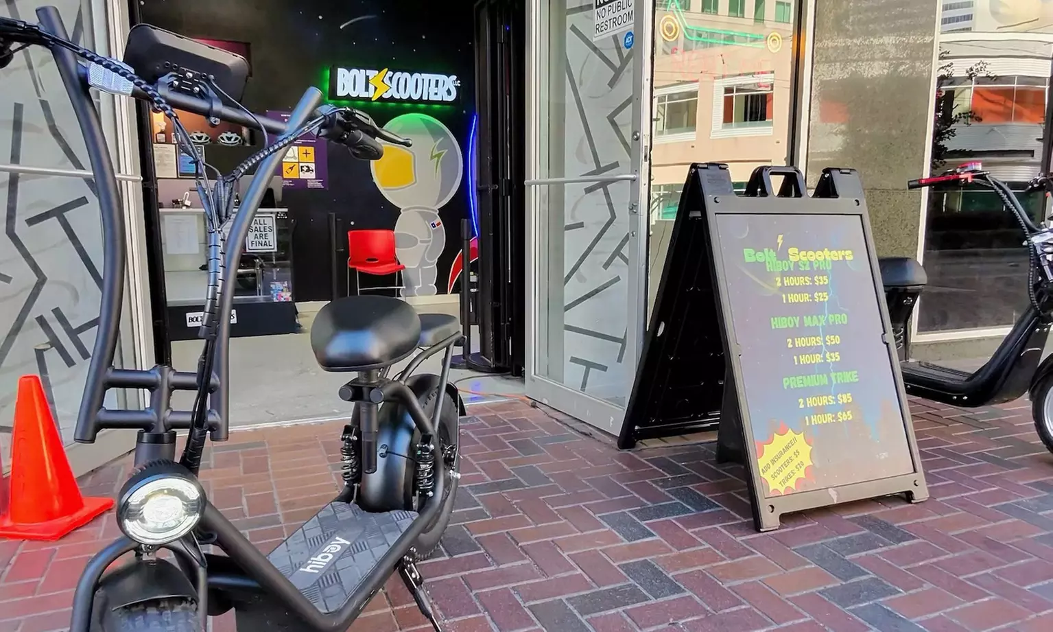 Ride in Style with 2 Hour Rental- Hiboy U2 Pro, Bolt S2 or Max Pro