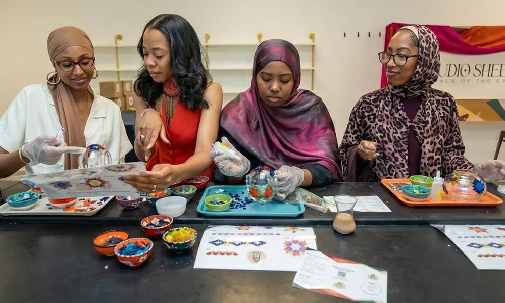 Create and Take Home Your Own Turkish Mosaic Lamp for One, Two or Four