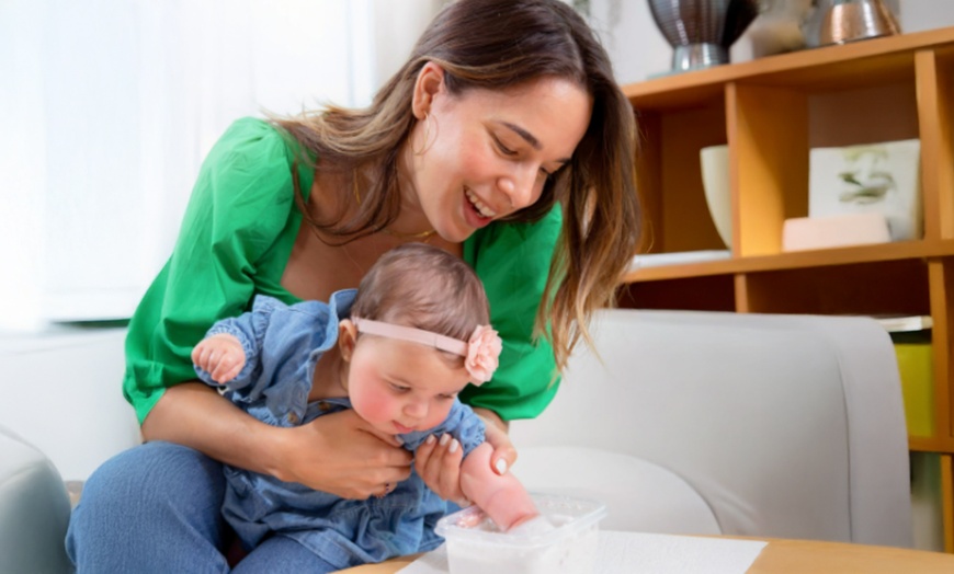 Image 1: Baby Footprints and Hand Casting Kit