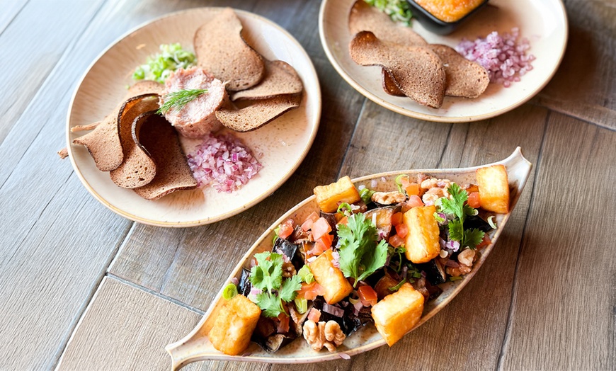 Image 2: $15, $25, or $40 worth of Food & Drinks