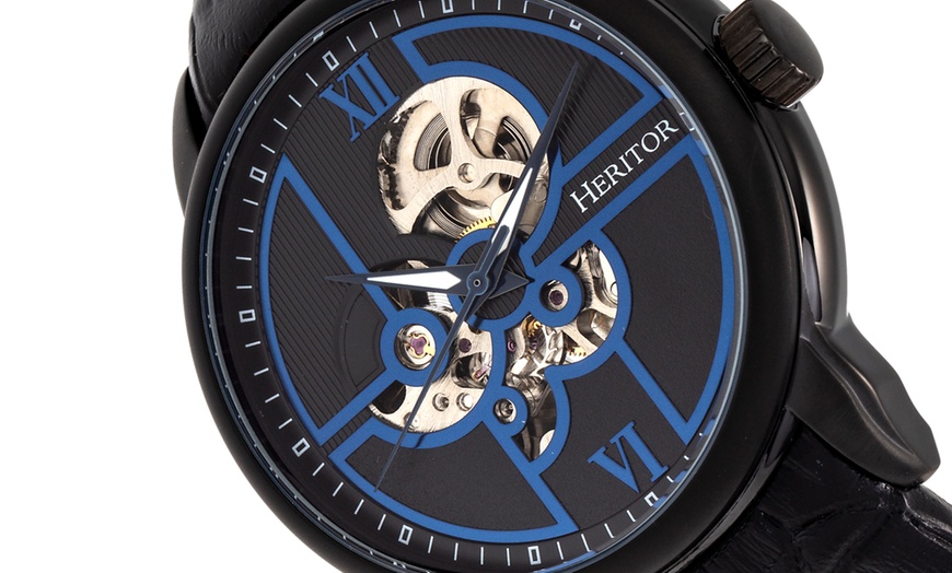 Image 17: Heritor Automatic Skeleton Watch