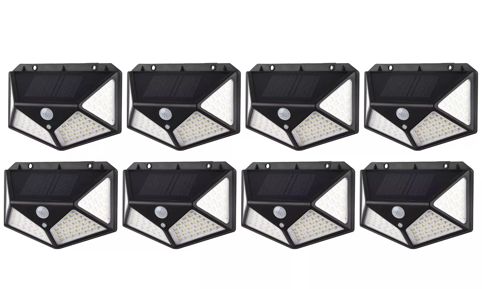 100 LED Solar Power PIR Motion Sensor Wall Lights Outdoor Garden Lamp Waterproof