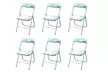 Ensemble de 6 chaises de cuisine pliantes - Second Medium