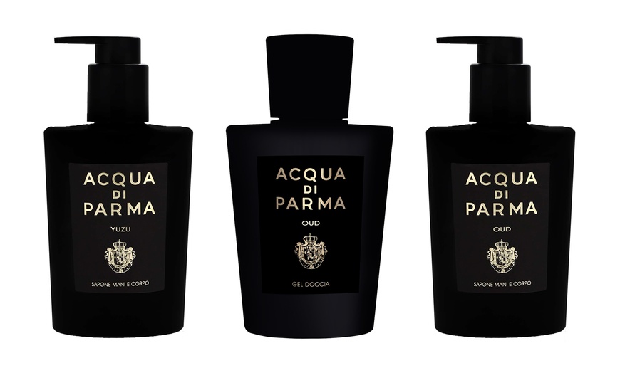 Image 1: Acqua Di Parma Premium Hand & Body Wash; Oud or Yuzu