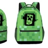 Image 4: Minecraft-Inspired Graphic Print Backpack 