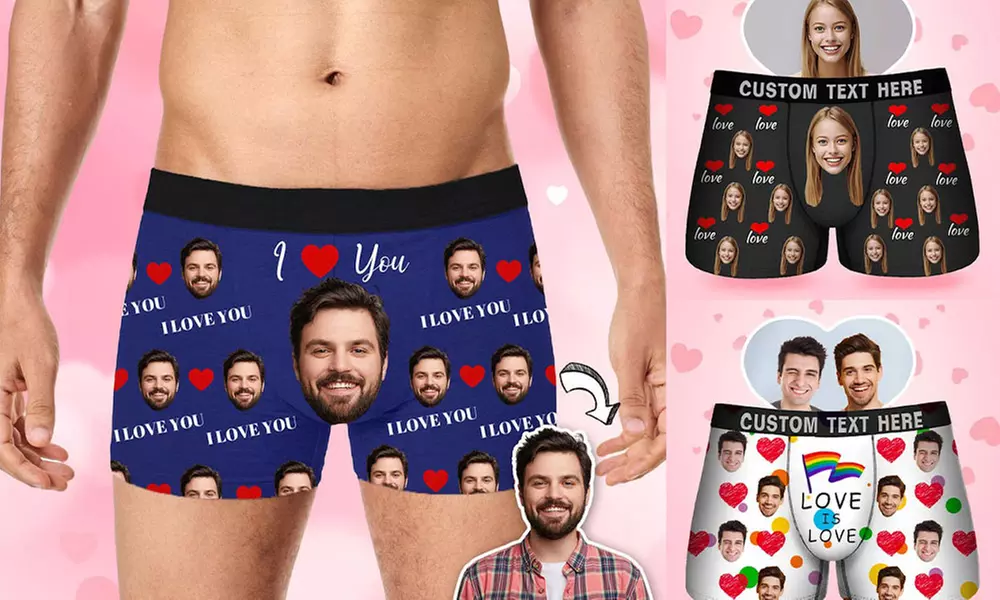 Personalisierbare Foto-Unterwäsche für Männer oder Frauen