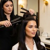 Image 2: Haircut with Silk Press Styling, Blow Dry,  All Over Color, and More