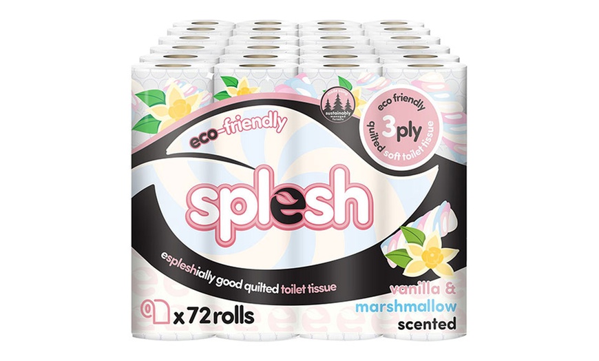 Image 3: Splesh Vanilla & Marshmallow Toilet Paper and Mango Kitchen Towel