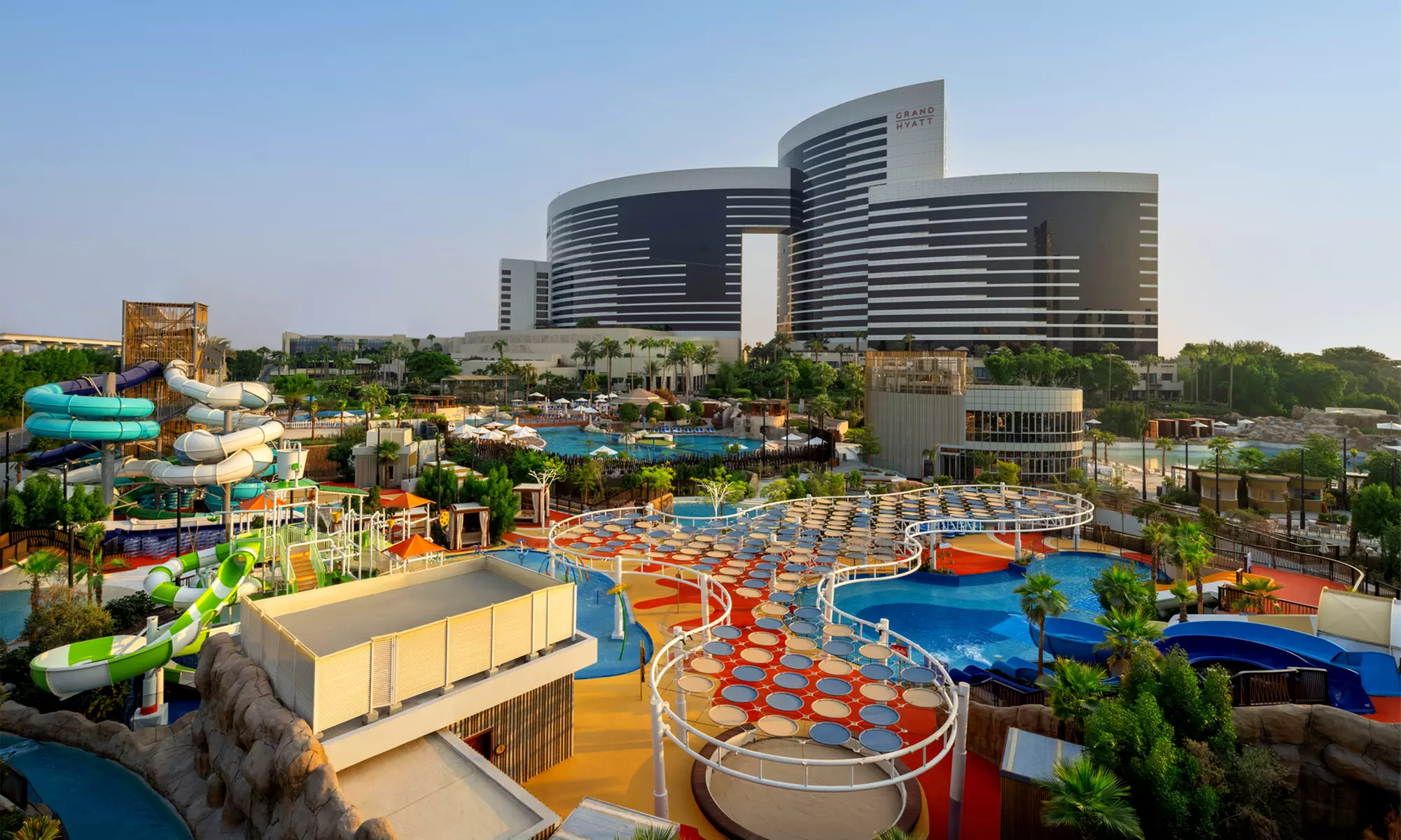 Dubai: One-Night Stay with Breakfast and Compliment Waterpark Access at 5*Grand Hyatt Dubai - Primary Image