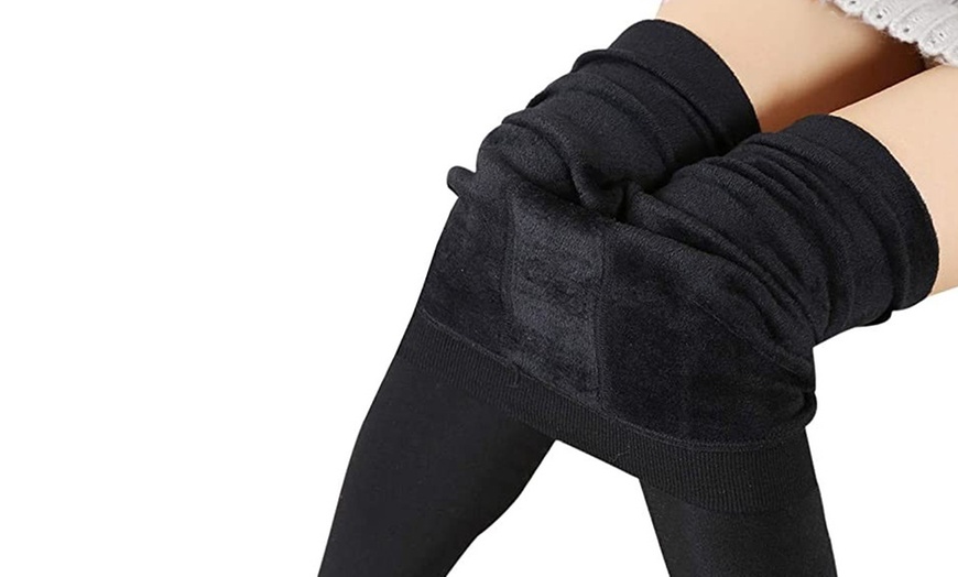 Image 2: Bis zu 10x Thermo-Leggings